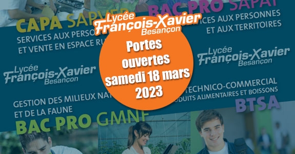 LYCEE FRANCOIS XAVIER - PORTES OUVERTES