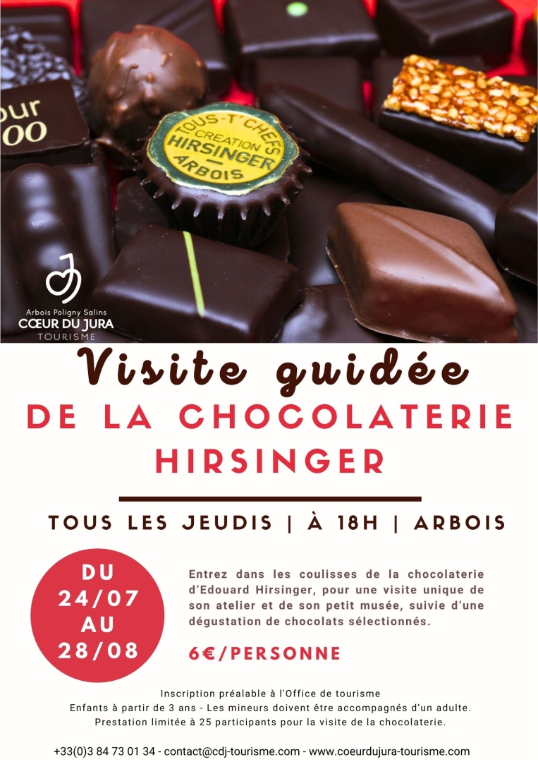 Visite de la chocolaterie Hirsinger