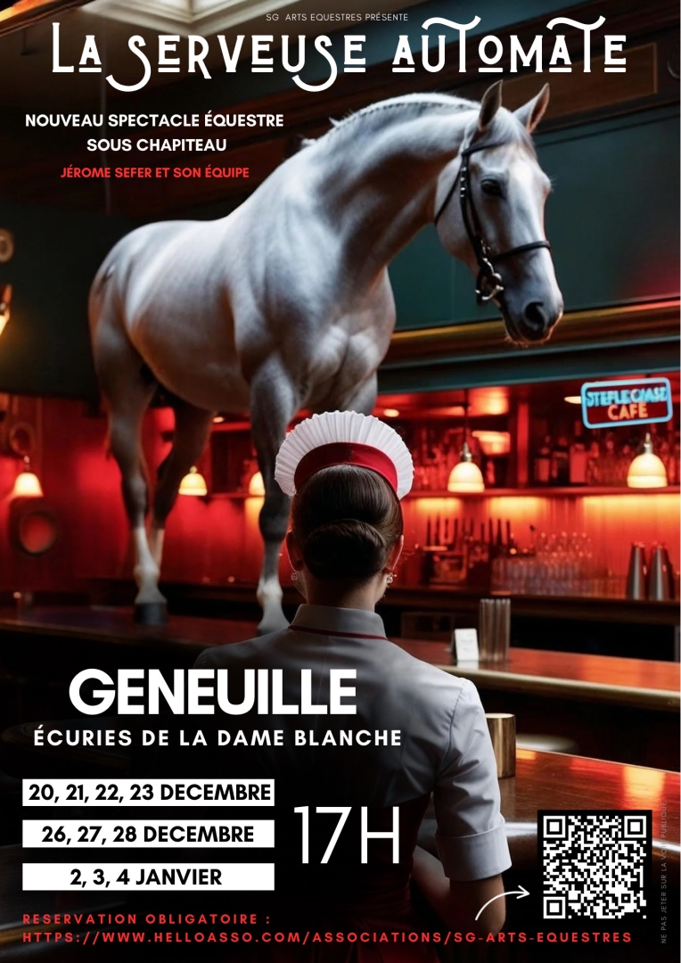 Spectacle équestre La Serveuse Automate
