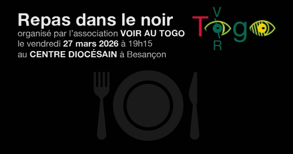 Repas dans le noir par Voir Au Togo